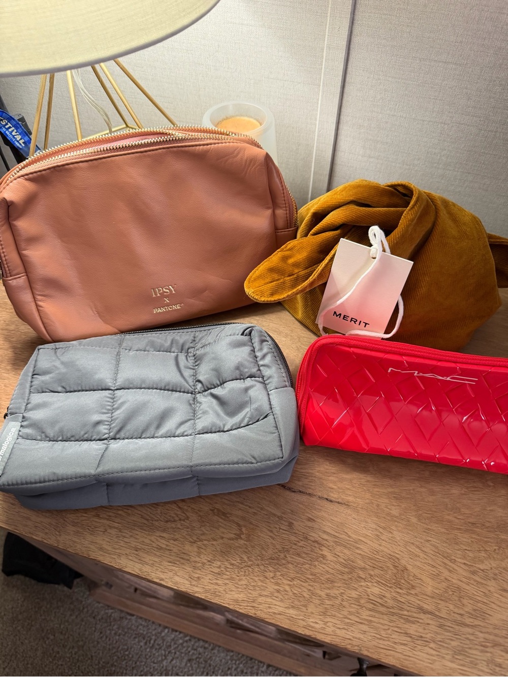 New cosmetic bag bundle  4 bags